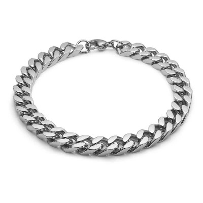 бижутерия,captena,bulldog,panzer,10,mm,stainless,steel,du20015,bracelet,silver