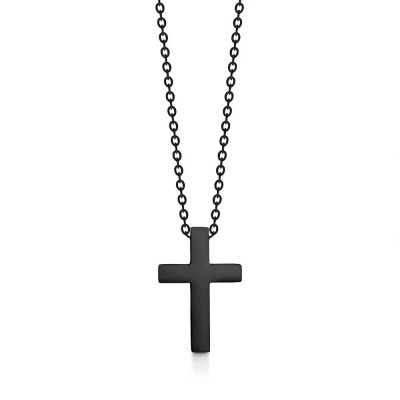 бижутерия,captena,cross,stainless,steel,du10007,necklace,silver