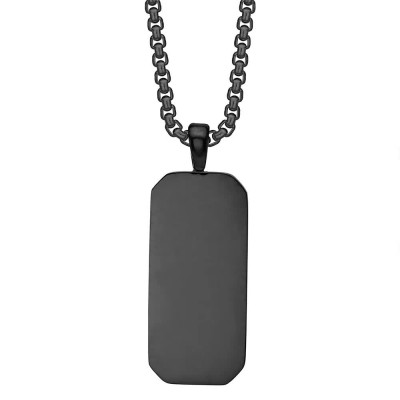 бижутерия,captena,dogtag,stainless,steel,du10060,necklace,black