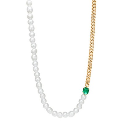 бижутерия,captena,trim,stainless,steel,du10032,necklace,golden