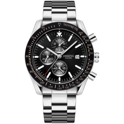 часовник,часовници,dissing,chrono,d1303,watch,silver