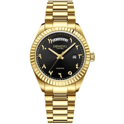 часовник,часовници,dissing,day,date,arabic,d1722,watch,golden