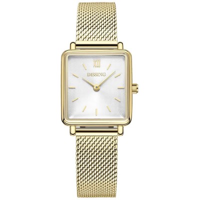 часовник,часовници,dissing,square,d1574,woman,watch,golden