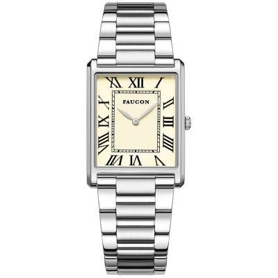 часовник,часовници,faucon,carré,f10038,watch,silver