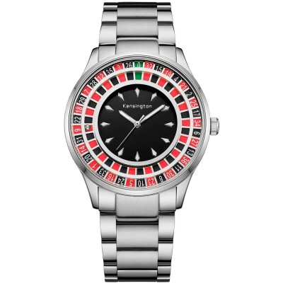 часовник,часовници,kensington,roulette,k0102,watch,silver