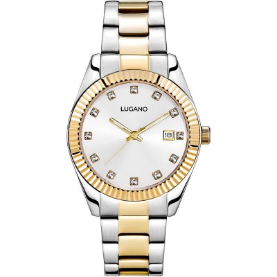 часовник,часовници,lugano,elegance,l0012,woman,watch,golden