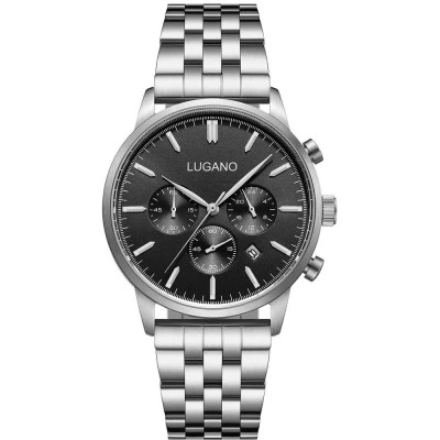 часовник,часовници,lugano,gentleman,l0109,watch,silver