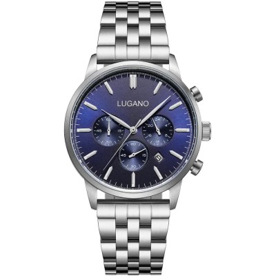 часовник,часовници,lugano,gentleman,l0110,watch,blue