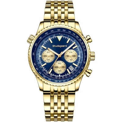 часовник,часовници,studsgaard,aviator,s0009,watch,golden