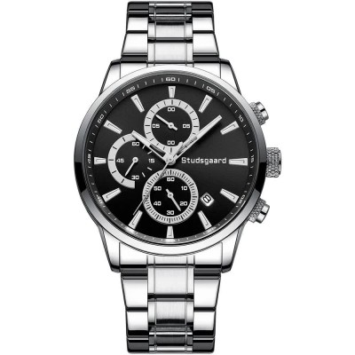 часовник,часовници,studsgaard,chronograph,s0029,watch,black