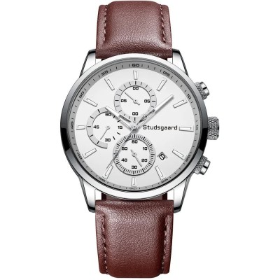 часовник,часовници,studsgaard,chronograph,s0079,watch,brown