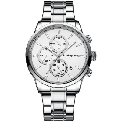 часовник,часовници,studsgaard,chronograph,s0081,watch,silver