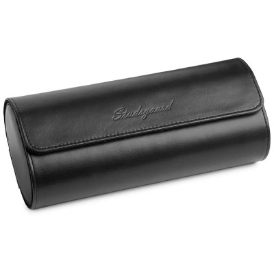 бижутерия,studsgaard,roll,3,black,leather,swr002,watch,box,black