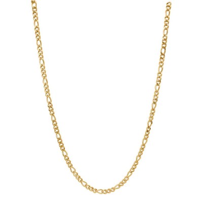 бижутерия,tom,morris,figaro,18,ct.,goldplated,stainless,steel,tm00017,necklace,golden