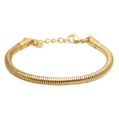 бижутерия,tom,morris,snake,18,ct.,goldplated,stainless,steel,tm00035,bracelet,golden
