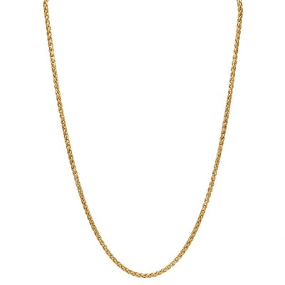 бижутерия,tom,morris,wheat,18,ct.,goldplated,stainless,steel,tm00013,necklace,golden