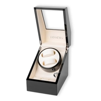 бижутерия,dissing,wood,0000274,watch,box,silver,(black)