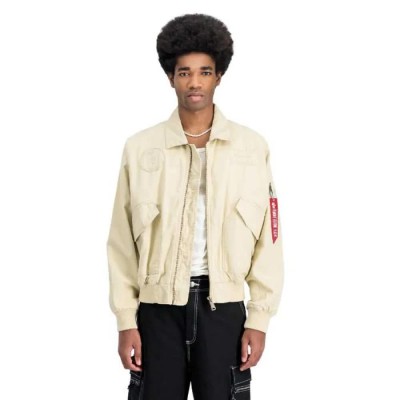 яке,мъжки,якета,alpha,industries,cwu,45,canvas,honolulu,bomber,jacket,vintage,white,(beige)