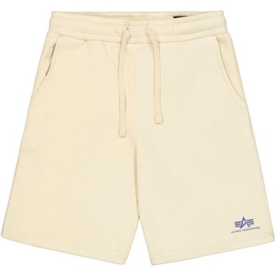 къси,панталони,мъжки,панталони,alpha,industries,basic,sl,ii,sweat,shorts,vintage,white,(beige)