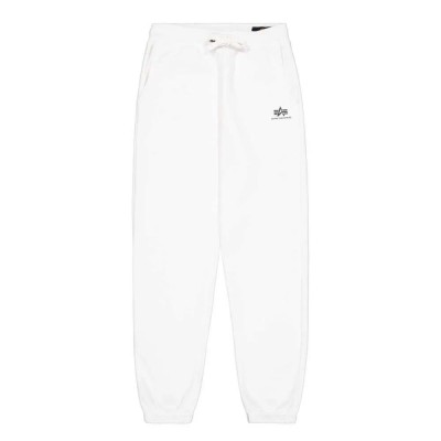 анцуг,мъжки,панталони,alpha,industries,basic,small,logo,ii,sweat,pants,white
