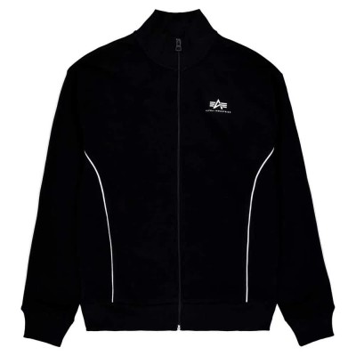 блуза,мъжки,пуловери,alpha,industries,track,sl,full,zip,sweatshirt,black