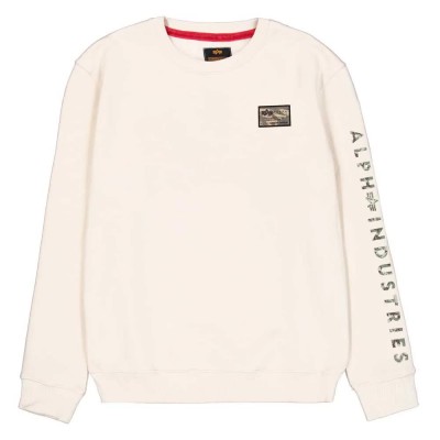 блуза,мъжки,пуловери,alpha,industries,camo,sleeve,sweatshirt,beige