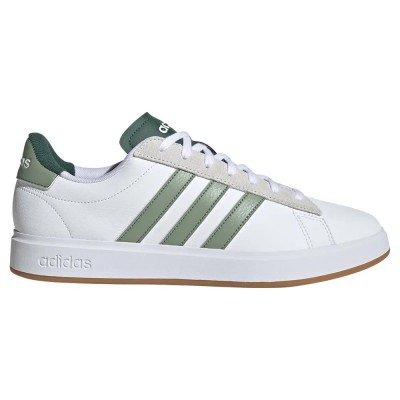 маратонки,мъжки,маратонки,adidas,grand,court,2.0,trainers,cloud,white,silver,green,collegiate,green,(white)