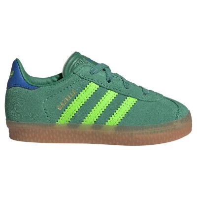 детски,маратонки,детски,маратонки,adidas,originals,gazelle,comfort,closure,elastic,laces,infant,trainers,semi,court,green,solar,green,bluebird,(green)