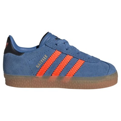 детски,маратонки,детски,маратонки,adidas,originals,gazelle,comfort,closure,elastic,laces,infant,trainers,focus,blue,solar,orange,core,black,(blue)