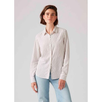риза,с,дълъг,ръкав,дамски,блузи,дамски,ризи,levi's®,new,classic,fit,long,sleeve,shirt