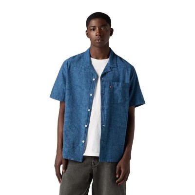 риза,с,къс,ръкав,мъжки,ризи,levi's®,the,sunset,camp,short,sleeve,shirt,blue
