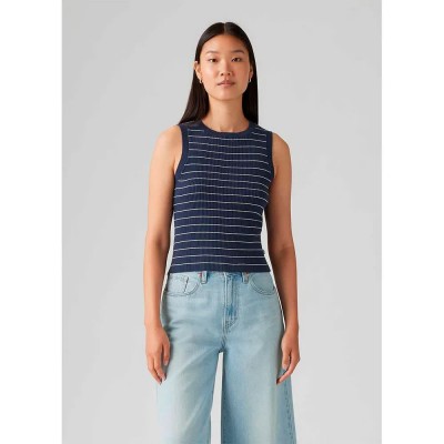 тениска,дамски,тениски,levi´s,®,tulip,sleeveless,t,shirt,jules,stripe,navy,bl,(blue)