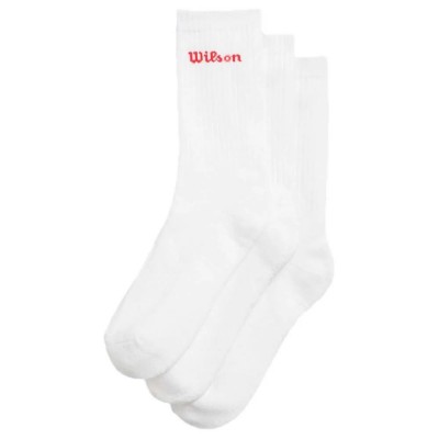 чорапи,мъжки,чорапи,wilson,crew,logo,socks,3,units,white,(bright,white)