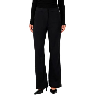 панталони,дамски,панталони,yas,victoria,flared,high,waist,pants,black