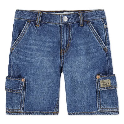 къси,панталони,детски,панталони,levi´s,®,denim,cargos,shorts,blue,(orange)