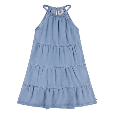 рокля,дамски,поли,и,рокли,levi´s,®,halter,tiered,dress,blue,(blue)