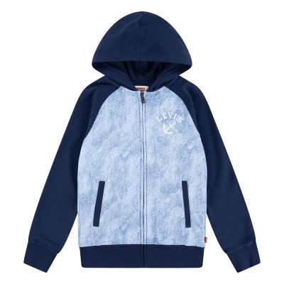 суичър,детски,блузи,levi´s,®,trompe,loeil,denim,hoodie,blue,(blue)