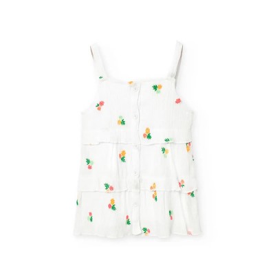 потник,дамски,ризи,мъжки,ризи,boboli,bambula,floral,sleeveless,shirt,white,(white)