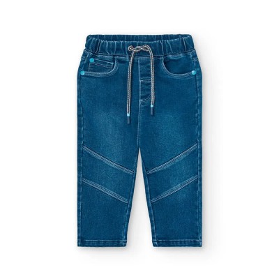 панталони,мъжки,панталони,дамски,панталони,boboli,denim,knit,pants,blue,(blue)