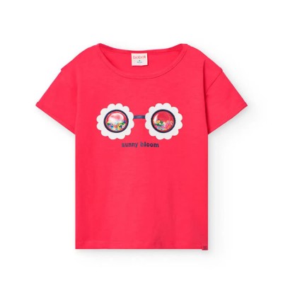 тениска,мъжки,тениски,дамски,тениски,boboli,knit,flame,short,sleeve,t,shirt,red,(fuchsia,1)