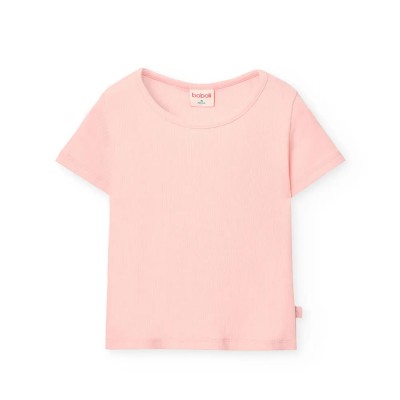 тениска,мъжки,тениски,дамски,тениски,boboli,knit,short,sleeve,t,shirt,pink,(flamingo,21)