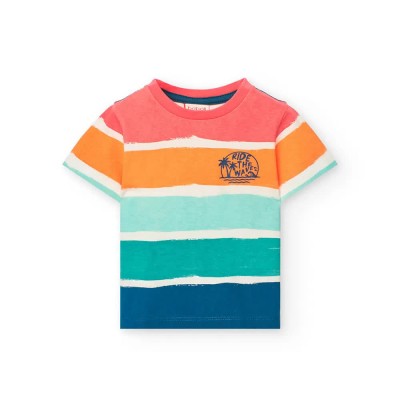 тениска,мъжки,тениски,дамски,тениски,boboli,knit,short,sleeve,t,shirt,multicolor,(tie,and,dye,print)