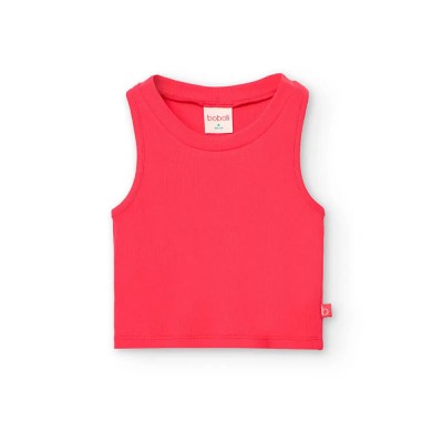 тениска,мъжки,тениски,дамски,тениски,boboli,knit,sleeveless,t,shirt,pink,(fuchsia)