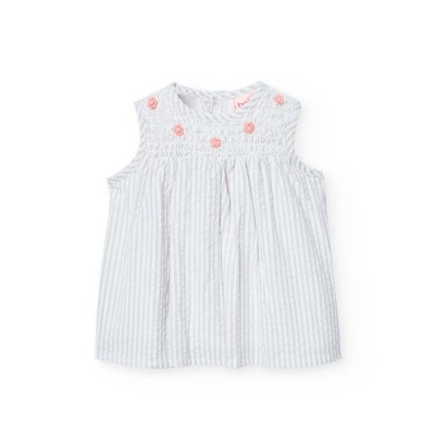 рокля,детски,поли,и,рокли,boboli,poplin,striped,dress,white,(bicolor,list)