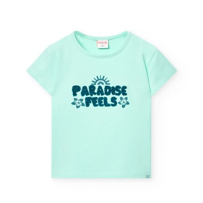 тениска,мъжки,тениски,дамски,тениски,boboli,stretch,knit,short,sleeve,t,shirt,green,(caribbean)