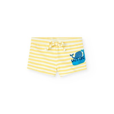 бански,гащета,детски,бански,костюми,boboli,striped,swimming,boxer,yellow,(narrow,bicolor,list)