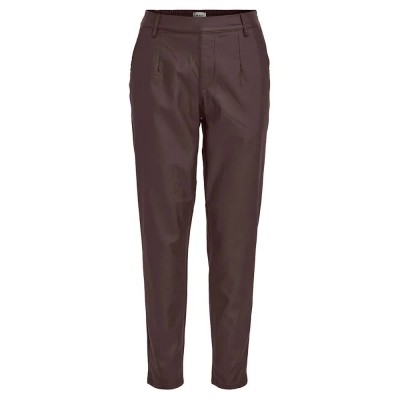 панталони,дамски,панталони,object,belle,lisa,coated,pants,seal,brown,(brown)