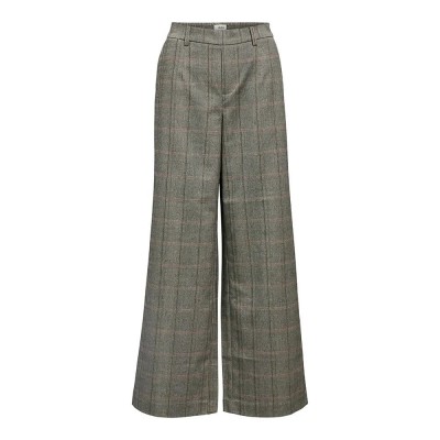 панталони,дамски,панталони,object,lisa,wide,leg,fit,pants,black,humus,+,tannin,(grey)