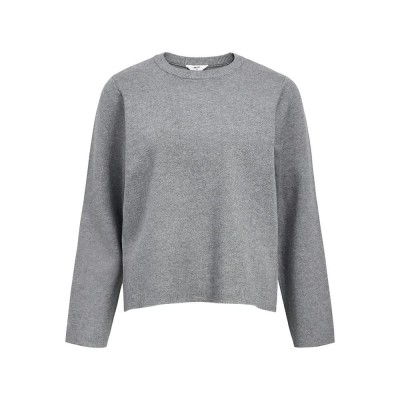 блуза,дамски,пуловери,дамски,плетени,дрехи,object,reynard,square,sweater,medium,grey,melange,(grey)