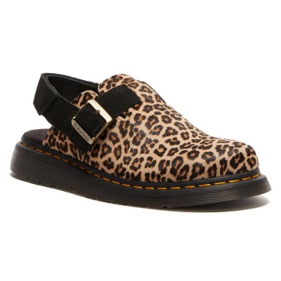 сандали,мъжки,сандали,dr,martens,jorge,ii,mini,leopard,spot,hair,on,sandals,brown